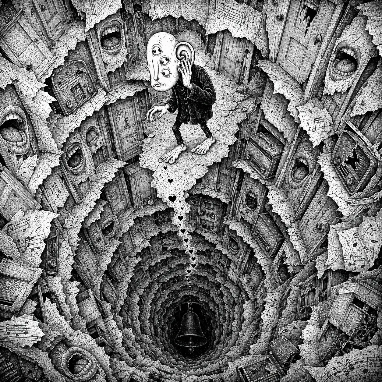 EERZO descends through the Tunnel of Borrowed Voices